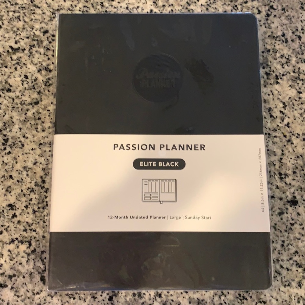 Brand new passion planner